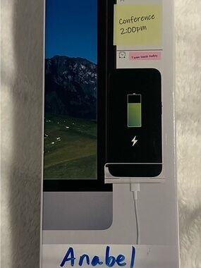MagSafe Computer monitor memo board